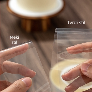 Prozirni trokutasti rubni komadi za tortu, dekoracija za mousse i višeslojnu slasticu, mekani plastični rub
