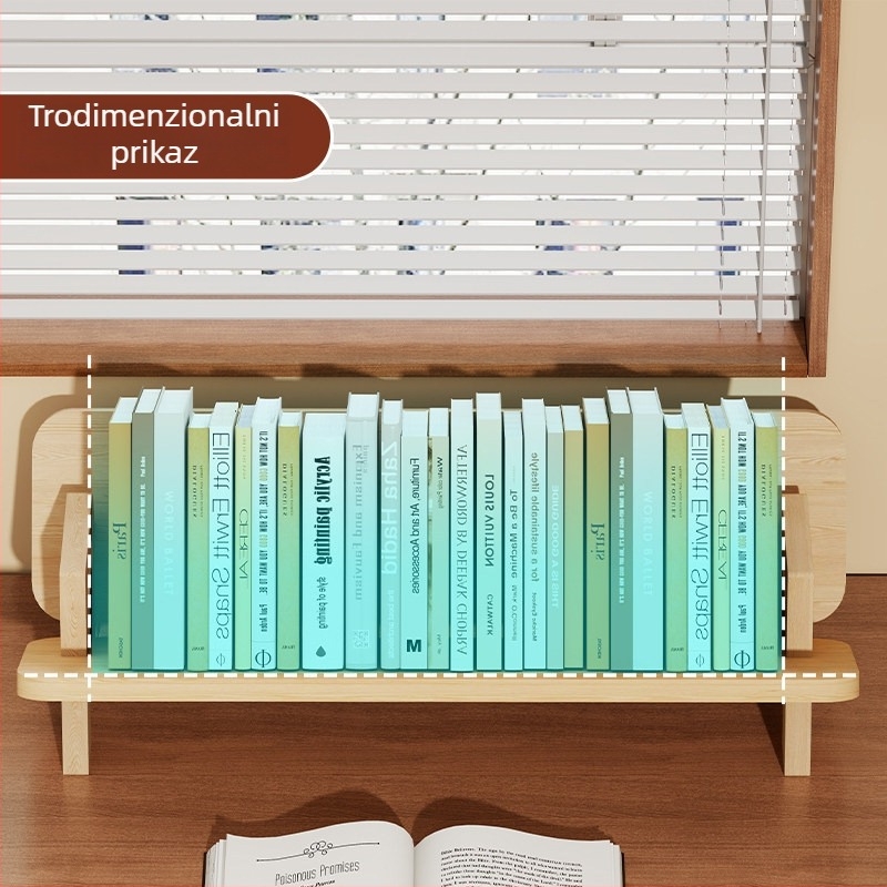 Stolni organizator za kućno učenje, višenamjenski stalak za čitanje, ušteda prostora uz prozor, držač knjiga za učenike