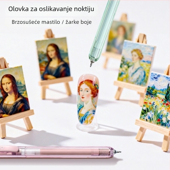 Višebojni set za dnevnik i crtanje, snažno prekrivanje i slojevite boje, prikladan učenicima i studentima umjetnosti, akril gel olovke i markeri