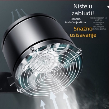 Kružni kanalni ventilator za kupaonicu, snažna ventilacija, kompaktni stropni ventilator za najam