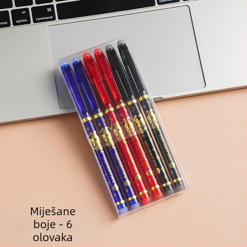 Cute dvostrano izbrisivo gel pero, 0,7 mm, ABS kućište, vrh od nehrđajućeg čelika
