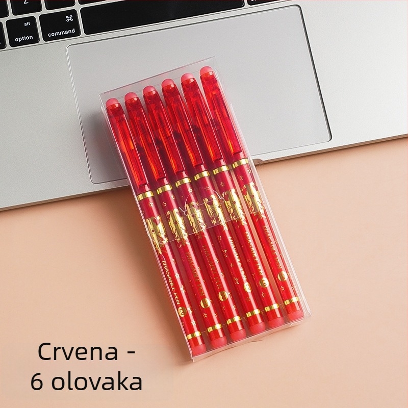 Cute dvostrano izbrisivo gel pero, 0,7 mm, ABS kućište, vrh od nehrđajućeg čelika