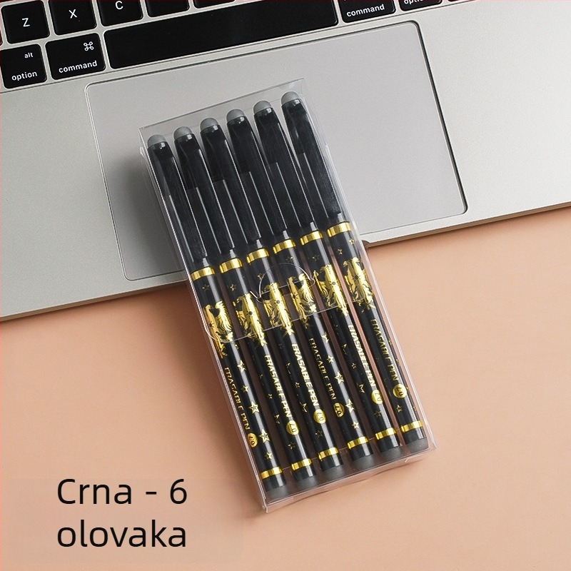 Cute dvostrano izbrisivo gel pero, 0,7 mm, ABS kućište, vrh od nehrđajućeg čelika
