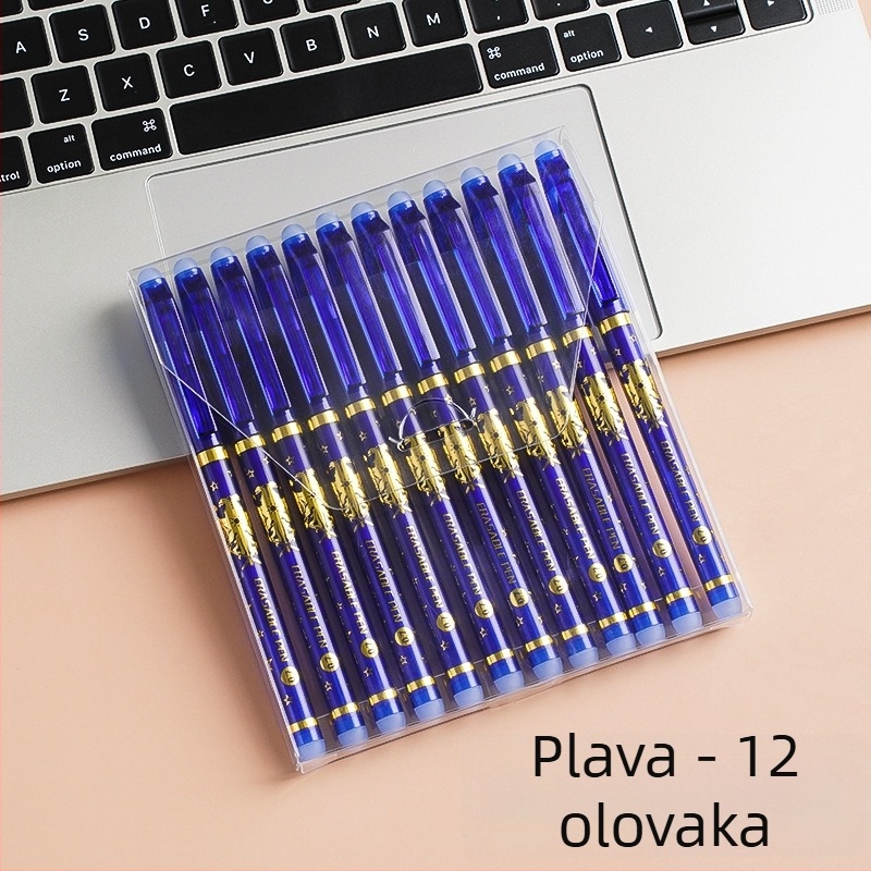 Cute dvostrano izbrisivo gel pero, 0,7 mm, ABS kućište, vrh od nehrđajućeg čelika