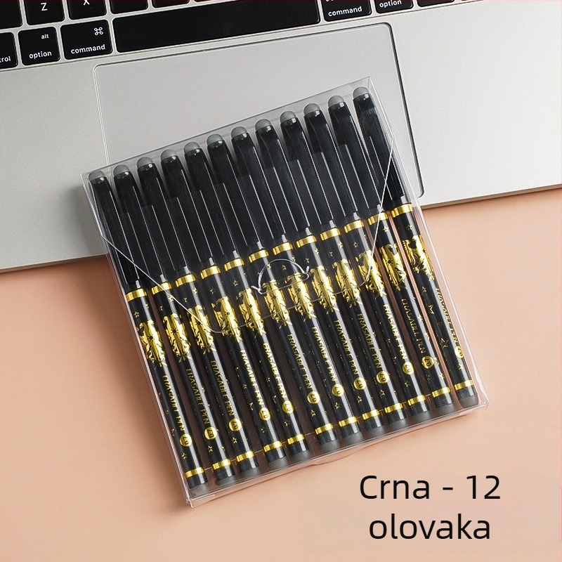 Cute dvostrano izbrisivo gel pero, 0,7 mm, ABS kućište, vrh od nehrđajućeg čelika