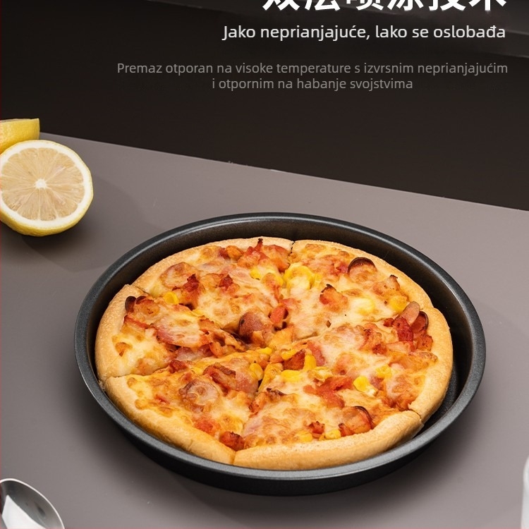 UK tava za pizzu za pećnicu s kalupima promjera 6, 7, 8, 9, 10 i 12 inča