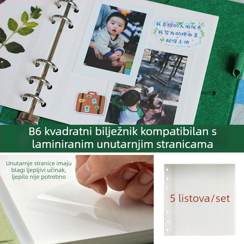 Izvorni filcani bilježnica za obiteljsku nastavu i čudesna istraživanja