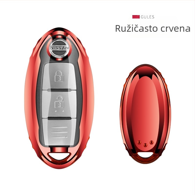 TPU kućište ključa za Nissan Qashqai, X-Trail, Tiida, Bluebird, Teana, Sylphy