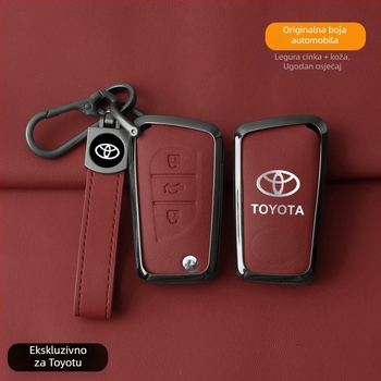 Aluminijsko kućište za daljinski Toyota Camry, Avalon, Highlander, RAV4, Levin, Corolla, CH-R, retro stil