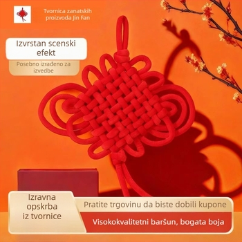 Ručni kineski čvor rekvizita za školske plesne nastupe i svečane izvedbe