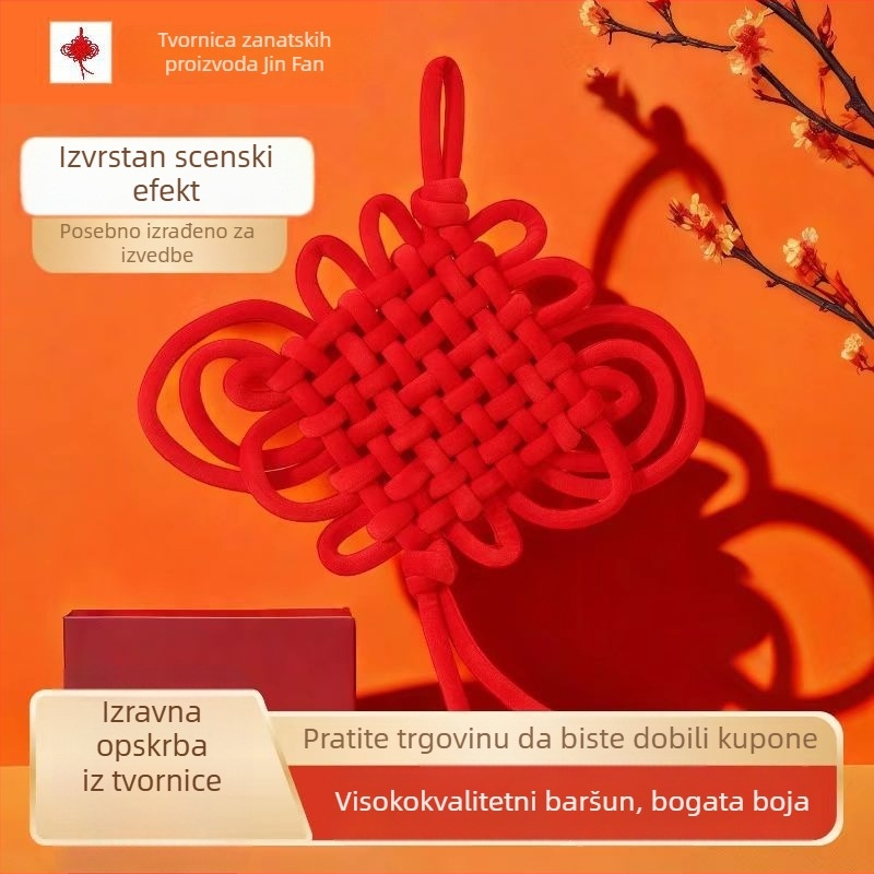 Ručni kineski čvor rekvizita za školske plesne nastupe i svečane izvedbe