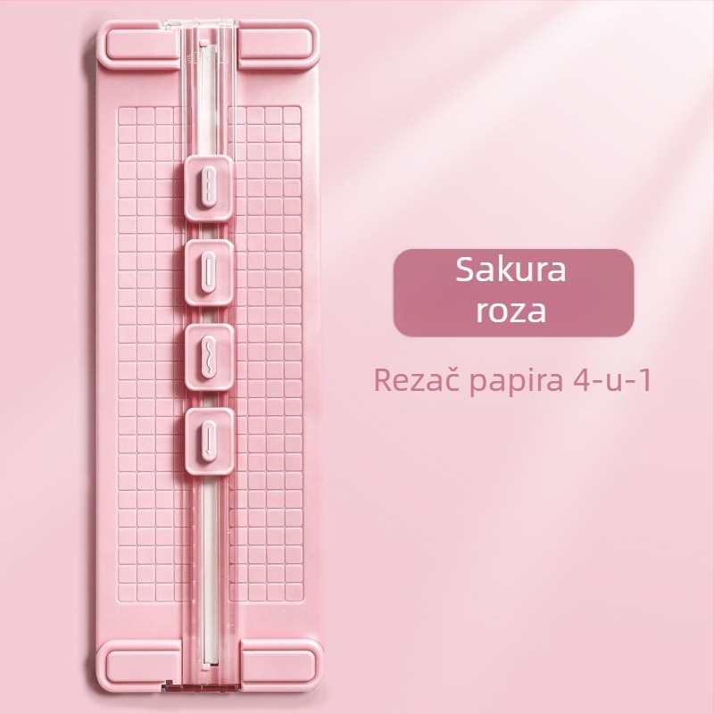 4-u-1 dvostrani rezač papira A3, ručni rezač za ured, mini rezač za fotografije
