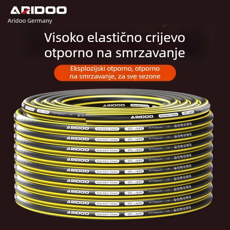 Visokotlačno fleksibilno kućno vodovodno crijevo od PU, antifriz, za pranje automobila, zalijevanje cvijeća i povrća, tlakotporna