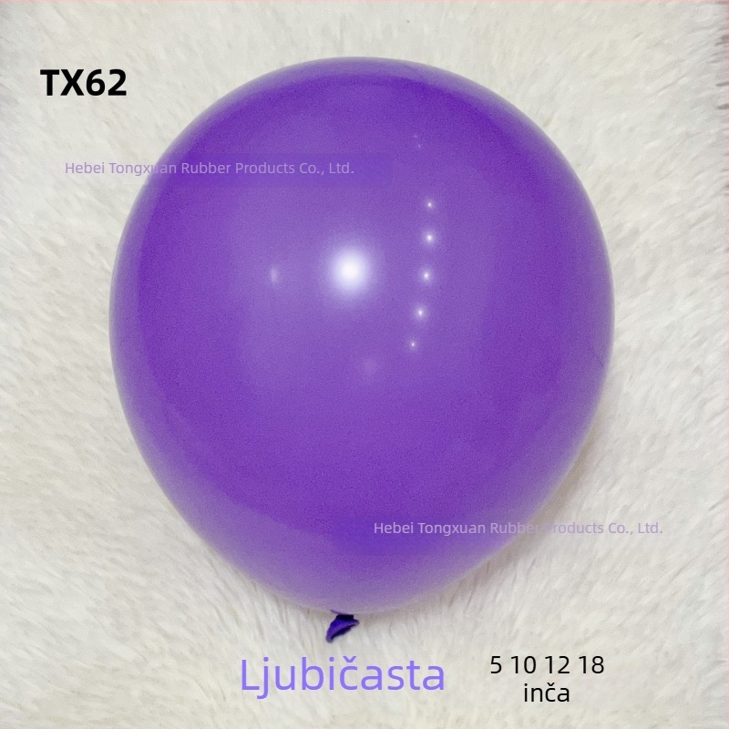 Tong Xuan lateks baloni, 12 inča, mat završni sloj, standardne veličine, za vjenčanja i zabave, s logotipom, višebojna mješavina