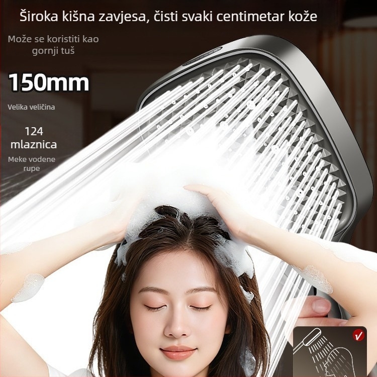 Set tuš glave s velikim panelom i visokim tlakom za kućnu kupaonicu