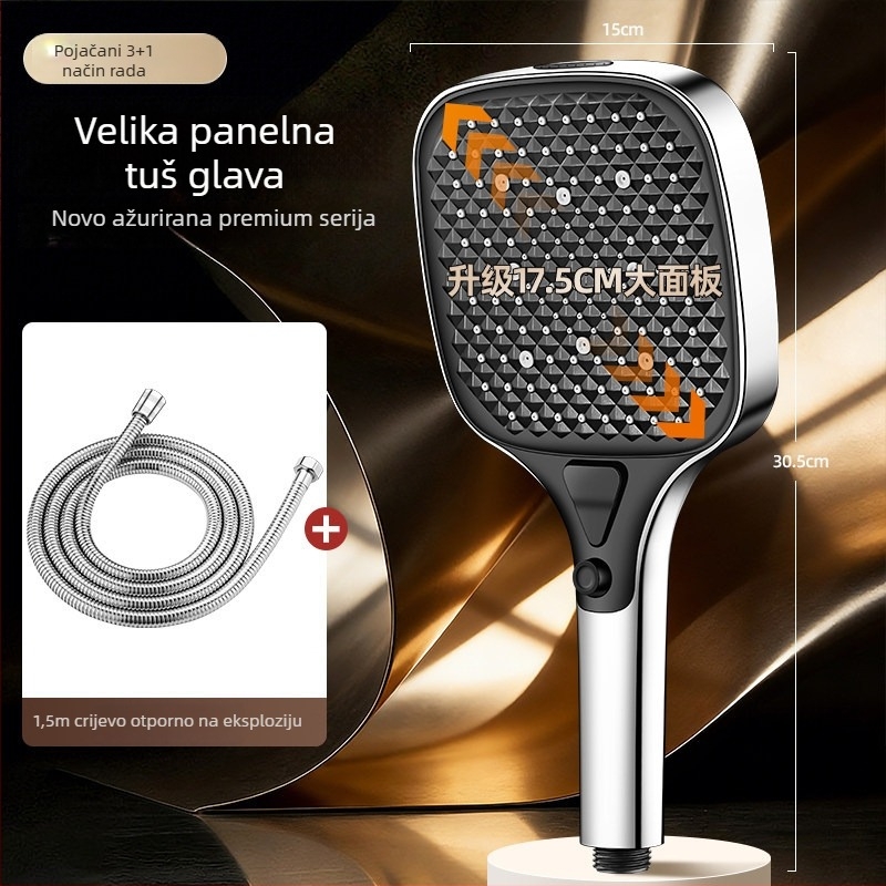 Set tuš glave s velikim panelom i visokim tlakom za kućnu kupaonicu