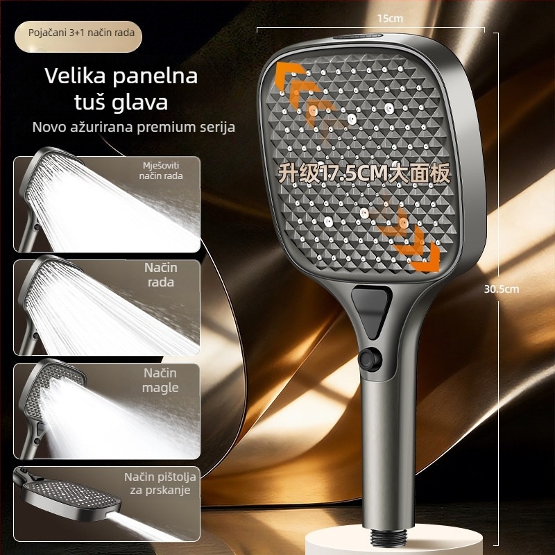 Set tuš glave s velikim panelom i visokim tlakom za kućnu kupaonicu