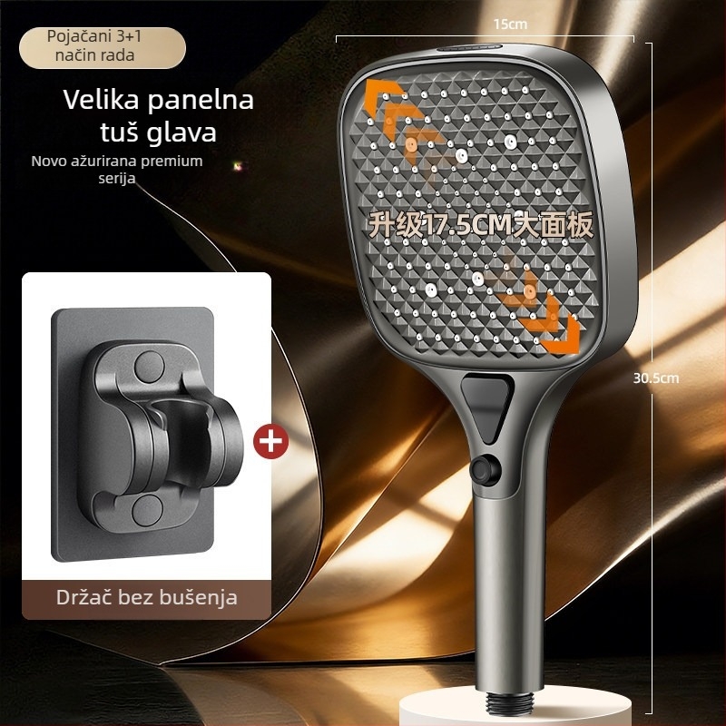 Set tuš glave s velikim panelom i visokim tlakom za kućnu kupaonicu