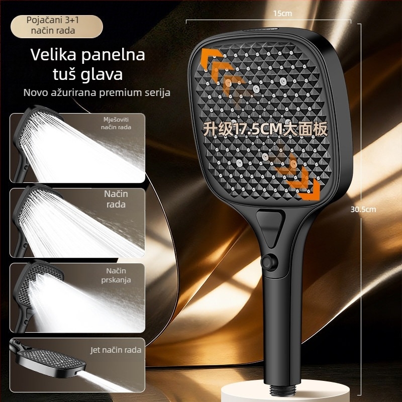 Set tuš glave s velikim panelom i visokim tlakom za kućnu kupaonicu