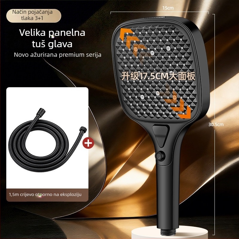 Set tuš glave s velikim panelom i visokim tlakom za kućnu kupaonicu