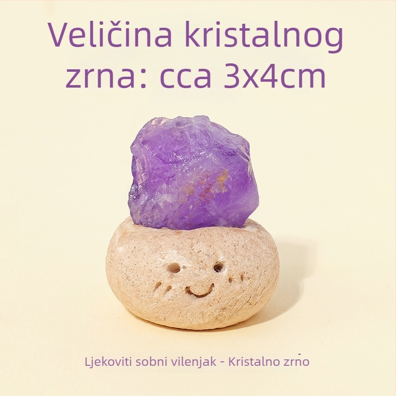 Prirodni kvarc Citrine – kamen u obliku graha, stolna dekoracija, DIY difuzni kamen za aromaterapiju i talisman sreće