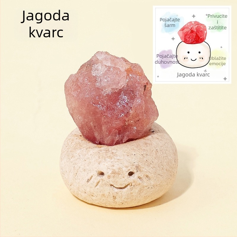 Prirodni kvarc Citrine – kamen u obliku graha, stolna dekoracija, DIY difuzni kamen za aromaterapiju i talisman sreće