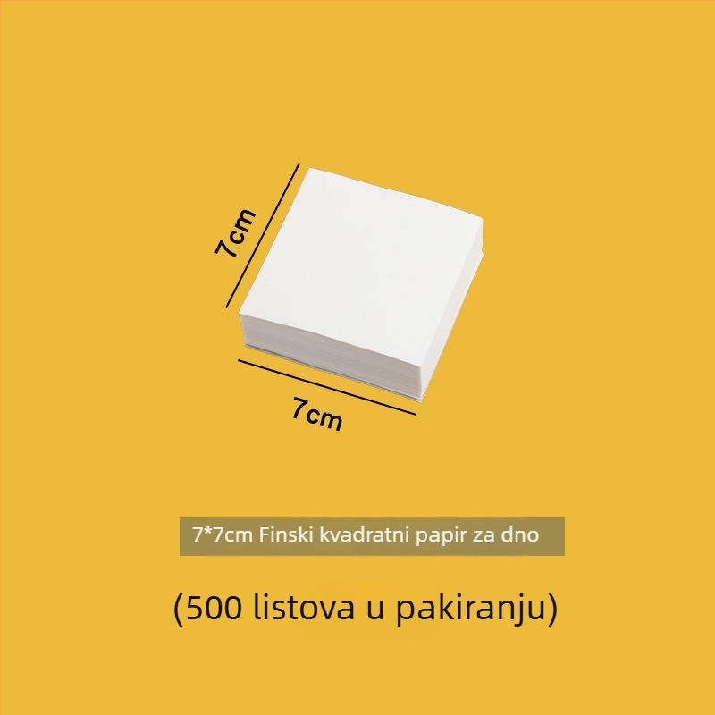 Par papir s silikonovim uljem, jednokratni, neprijanjajući; podloga za paru, kružna i kvadratna