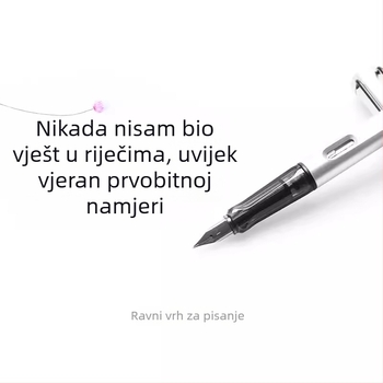 Long Book fontana olovka s zamjenjivim spremnikom tinte za vježbu pisanja i kaligrafiju – dvostruke namjene za učenike