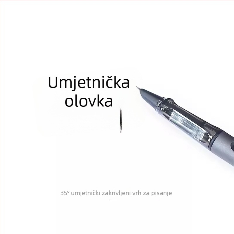 Long Book fontana olovka s zamjenjivim spremnikom tinte za vježbu pisanja i kaligrafiju – dvostruke namjene za učenike