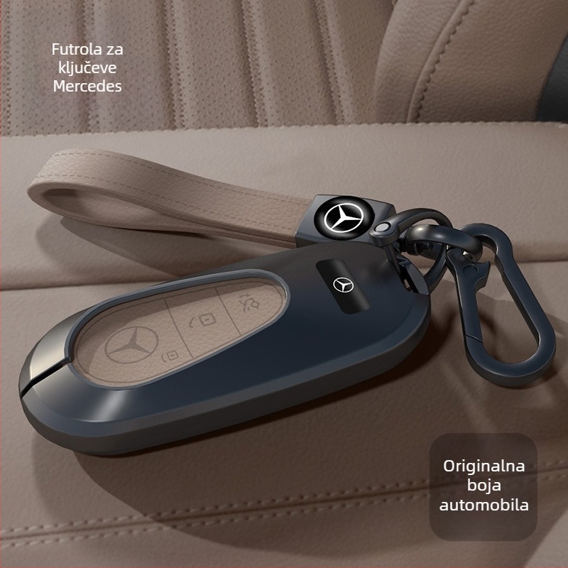Kućište za ključ Mercedes-Benz za GLC300L, C260L, E300L, C200L i S400 – visoka kvaliteta, cinkova legura, dizajn sa 24 tipke