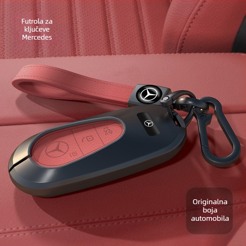Kućište za ključ Mercedes-Benz za GLC300L, C260L, E300L, C200L i S400 – visoka kvaliteta, cinkova legura, dizajn sa 24 tipke