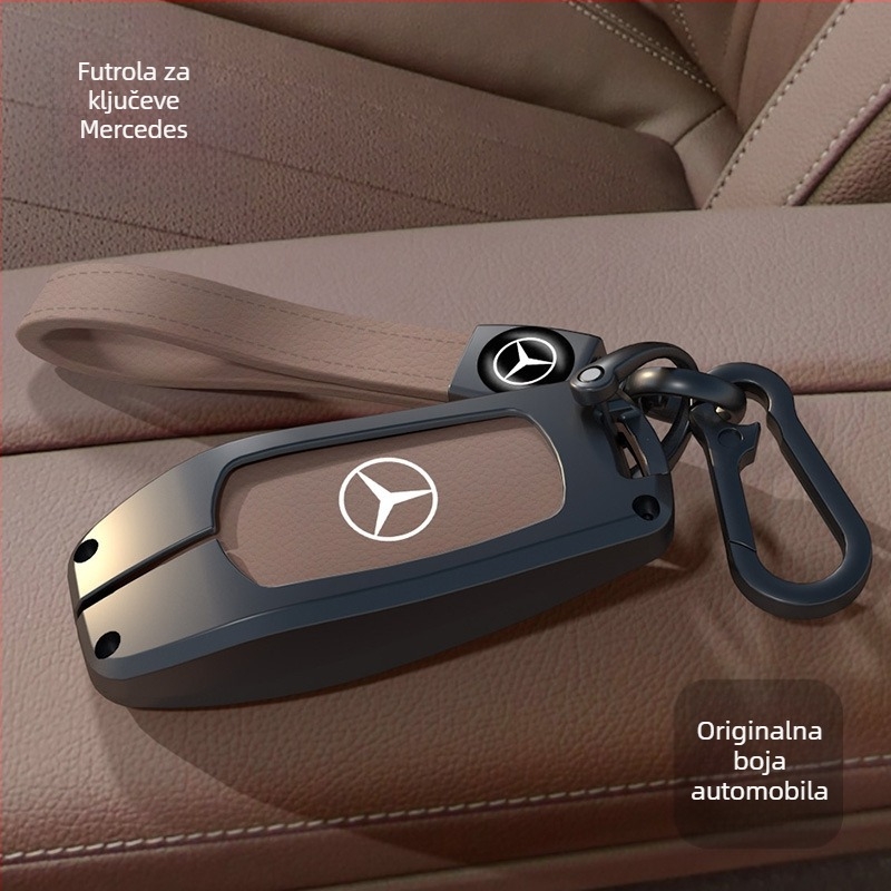 Kućište za ključ Mercedes-Benz za GLC300L, C260L, E300L, C200L i S400 – visoka kvaliteta, cinkova legura, dizajn sa 24 tipke