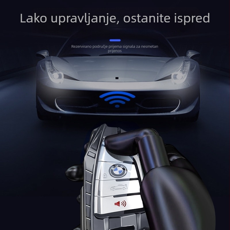 Kućište ključa BMW i5, kompatibilno s modelom 2026, kućište od cinkovog legura