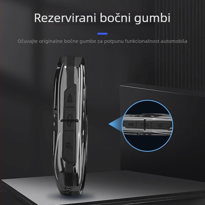 Kućište ključa BMW i5, kompatibilno s modelom 2026, kućište od cinkovog legura