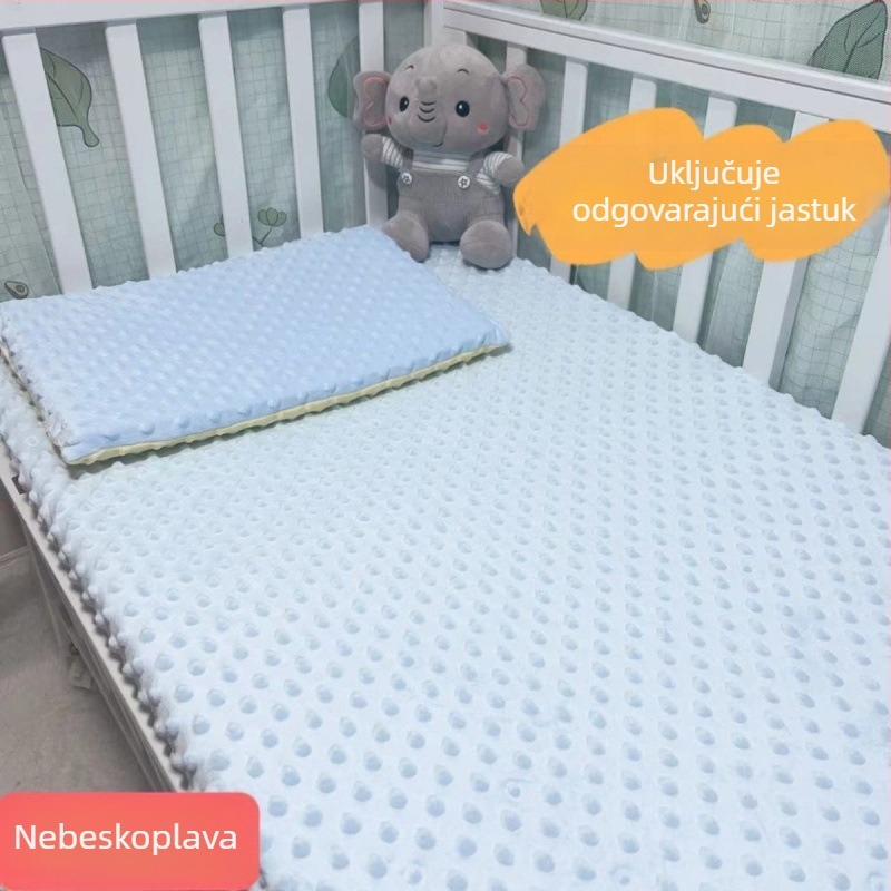 A-kategorija set posteljine za dječji krevetić od 100% pamuka twill s navlakom od velura
