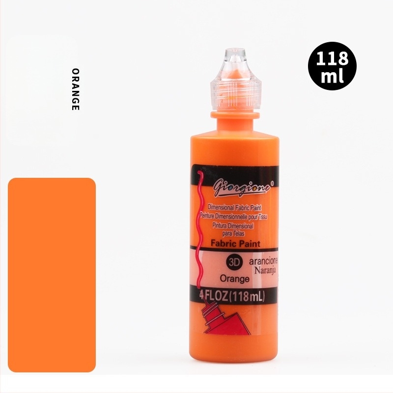 Monokromatski akrilni pigment za 3D teksture, ručno DIY slikanje i bojanje tekstila