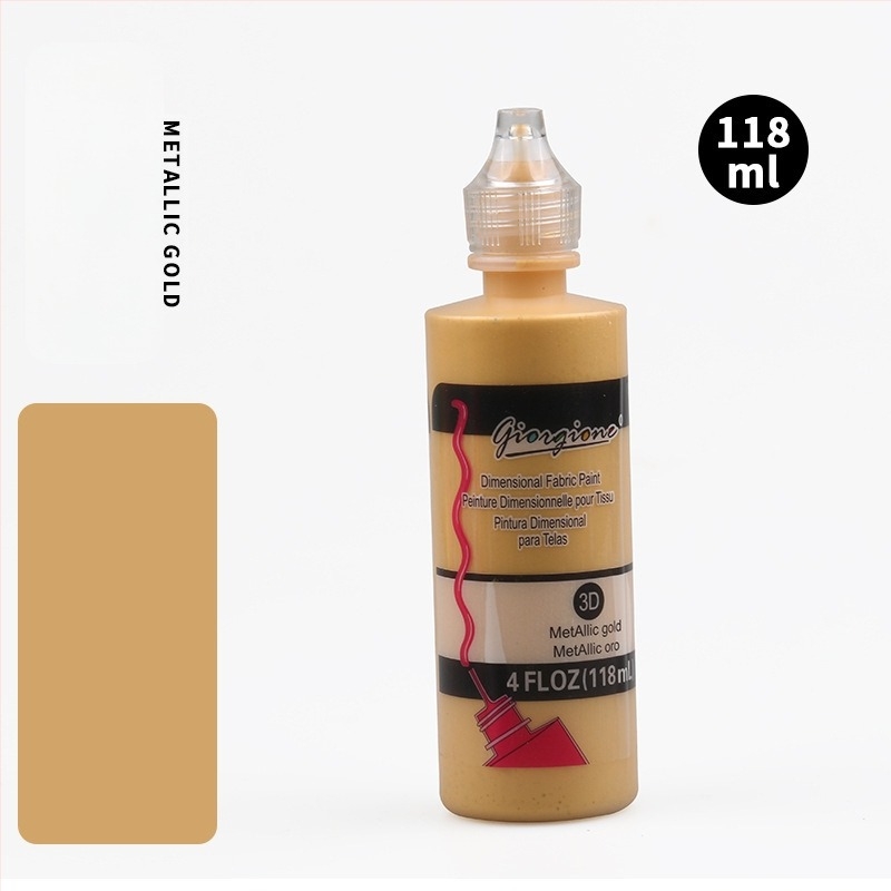 Monokromatski akrilni pigment za 3D teksture, ručno DIY slikanje i bojanje tekstila