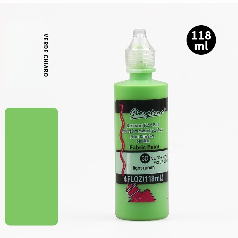 Monokromatski akrilni pigment za 3D teksture, ručno DIY slikanje i bojanje tekstila