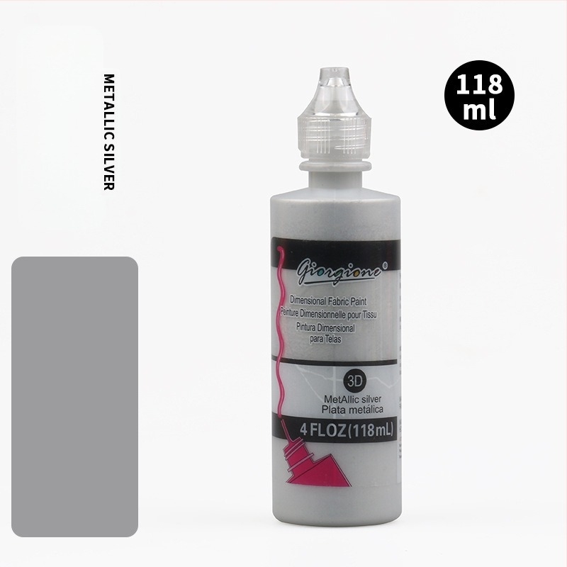 Monokromatski akrilni pigment za 3D teksture, ručno DIY slikanje i bojanje tekstila