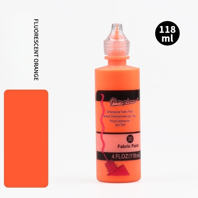 Monokromatski akrilni pigment za 3D teksture, ručno DIY slikanje i bojanje tekstila