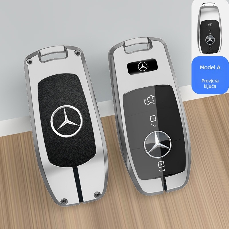 Kućište za ključ Mercedes C260L, GLC300L, A200L, GLA200, E300L i C200L s metalnim kućištem i kopčom