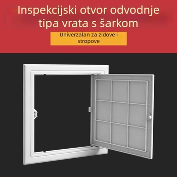 Zidni pristupni panel za održavanje odvodnih cijevi, plastični poklopac cijevi, dekorativni poklopac kupaonskog kanalizacijskog sustava