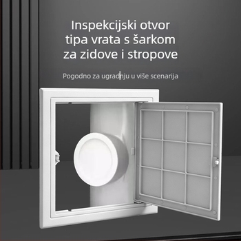 Zidni pristupni panel za održavanje odvodnih cijevi, plastični poklopac cijevi, dekorativni poklopac kupaonskog kanalizacijskog sustava
