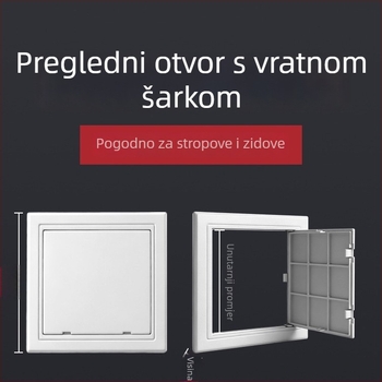 Zidni pristupni panel za održavanje odvodnih cijevi, plastični poklopac cijevi, dekorativni poklopac kupaonskog kanalizacijskog sustava
