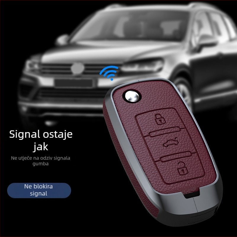 Navlaka za ključ VW za starije modele: Lavida, Bora, Sagitar, Tiguan, Santana, Longxing, Passat i Polo