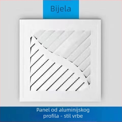 Integrirani stropni ventilator za ventilaciju 300x300 za kupaonicu i kuhinju, snažan i tih 30x30