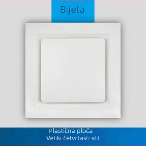 Integrirani stropni ventilator za ventilaciju 300x300 za kupaonicu i kuhinju, snažan i tih 30x30
