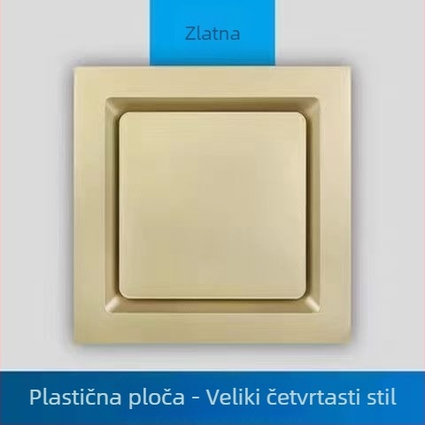 Integrirani stropni ventilator za ventilaciju 300x300 za kupaonicu i kuhinju, snažan i tih 30x30