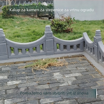 Kalup za kamen za rubnike vrtova i pločice za popločavanje