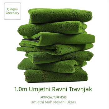 Umjetni mah za zidnu dekoraciju s flokiranim travnjakom za bonsai dekoraciju